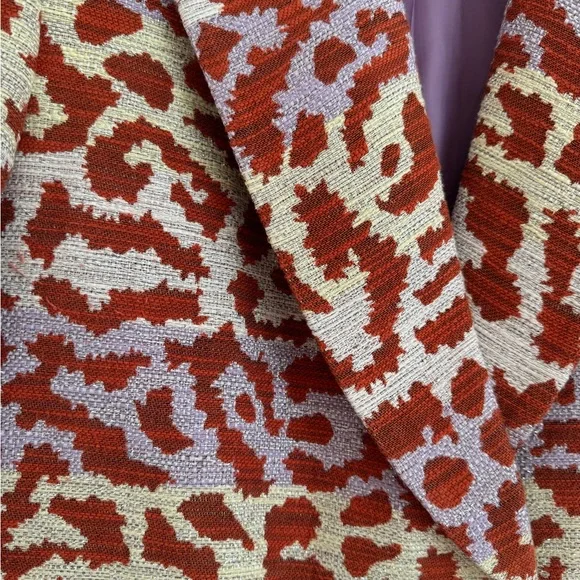 Smythe Red and Cream Patterned Blazer - Picture 7 of 8